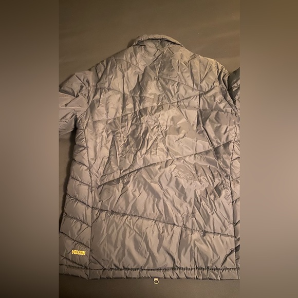 Volcom mens puffer jacket black medium - Picture 11 of 11